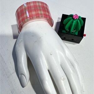 Vintage Plaid Bangle
